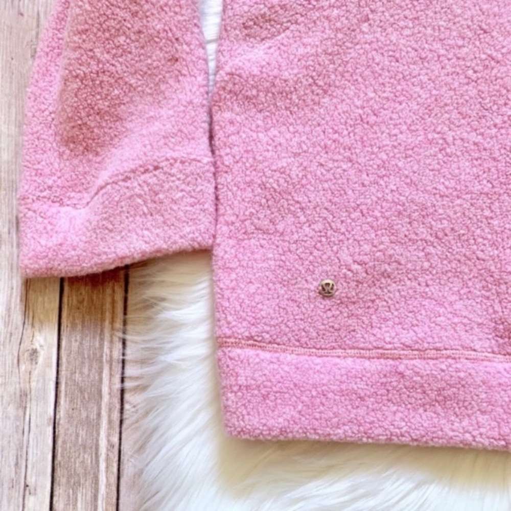 Lululemon So Sherpa Pink Hooded Jacket - Picture 4 of 8